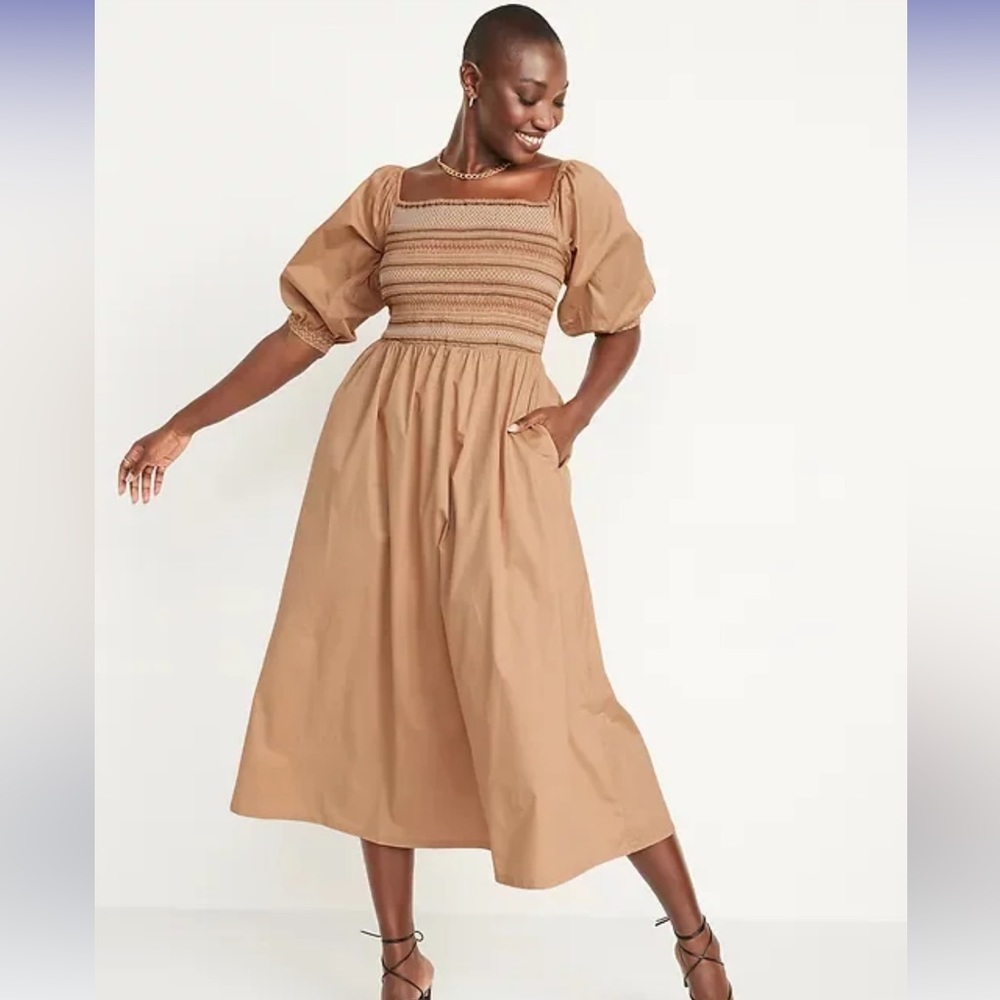 Old Navy Smocked Poplin off the Shoulder Dress XXL